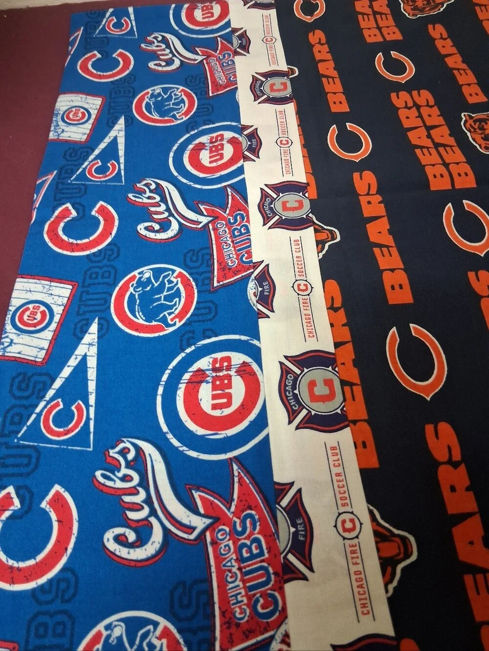Chicago Sports Team Chicago Bears,Chicago Fire,Chicago Cubs Standard Pillowcase